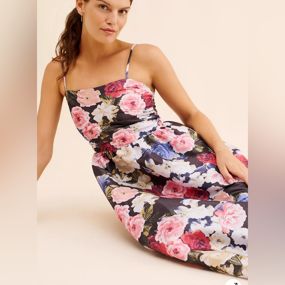 Anthropologie If by sea floral maxi dress Large - Picture 3 of 10